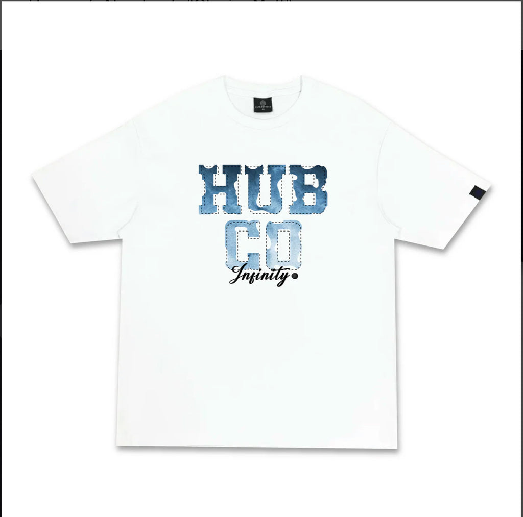 HUBCO GLACIER MELT TEE WHITE