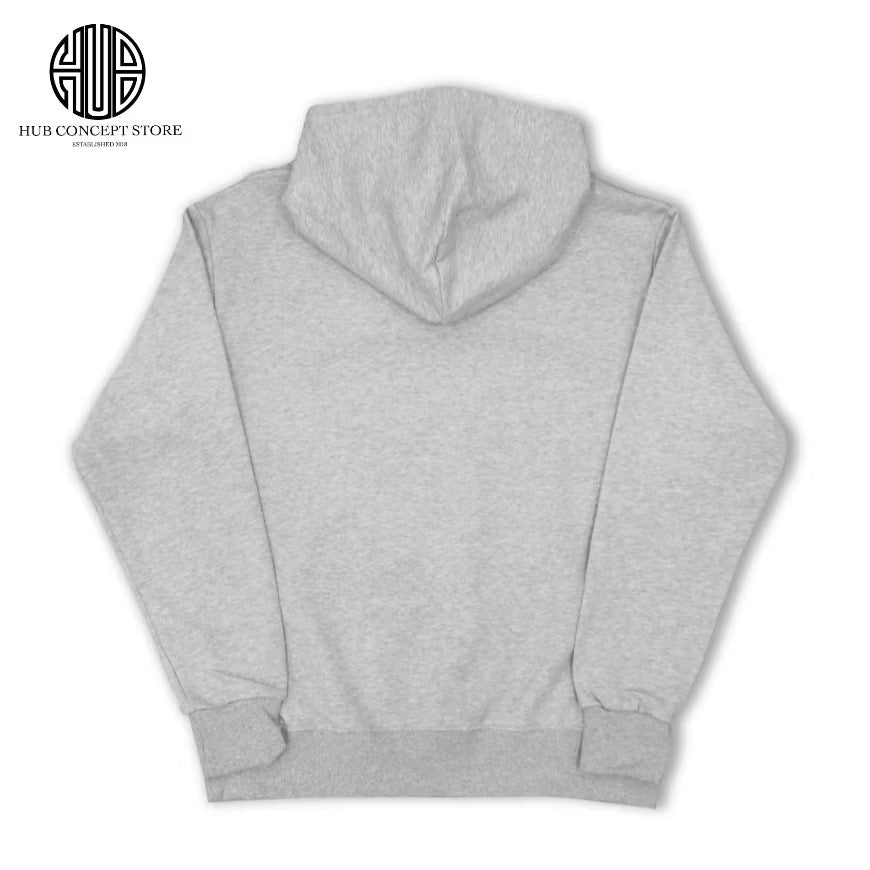 HUB CO EMBROIDERED HOODIE GREY