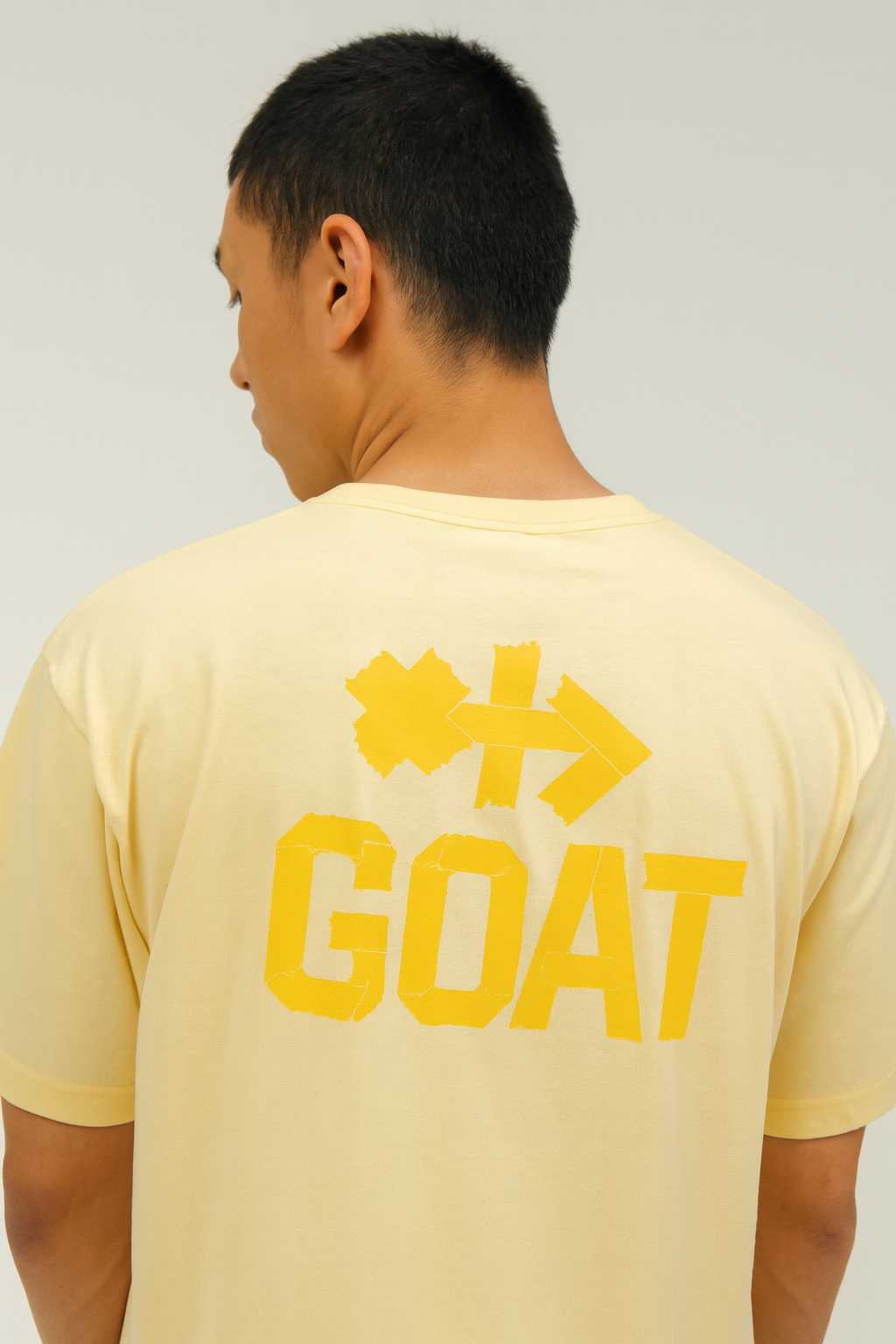GOAT DIRECTION T SHIRT YELLOW