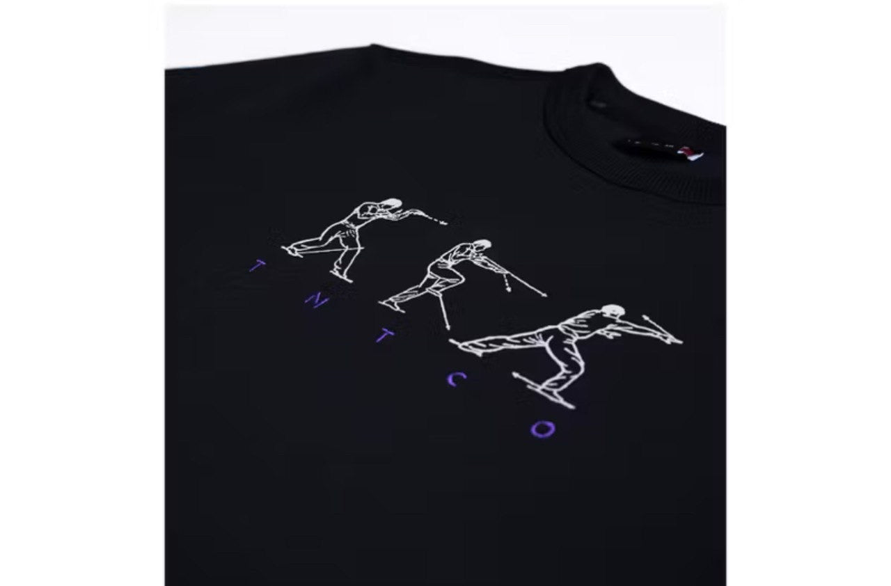 TNTCO FIGHTERS TEE PURPLE | BLACK
