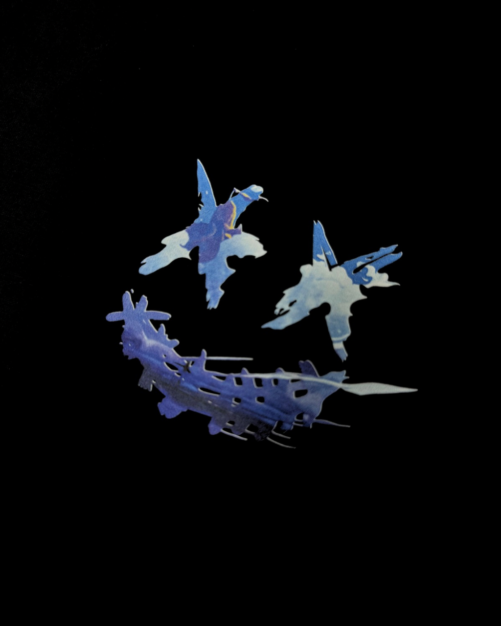 PARODY SMILEY FACE DESIGN 043 BLACK T SHIRT