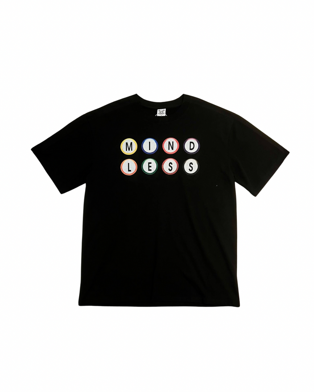 MINDLESS 8 BALL LOGO TEE BLACK