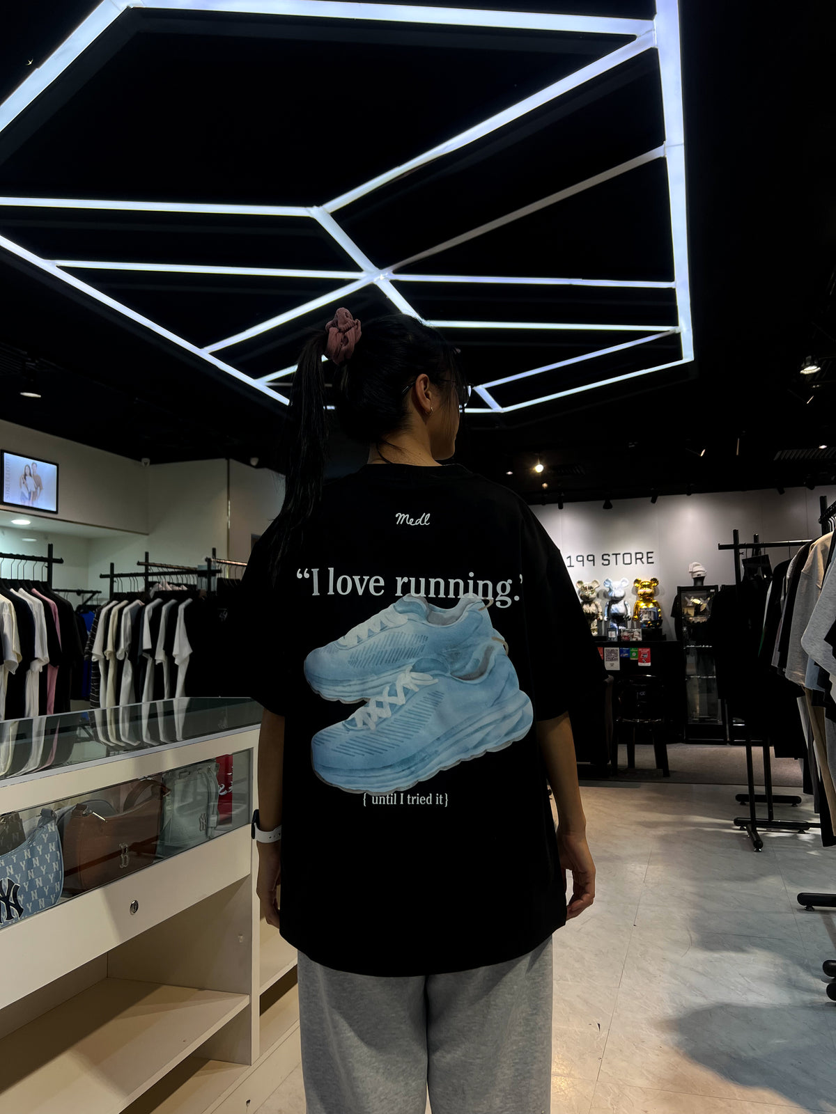 MEDL I LOVE RUNNING V2 TEE BLACK