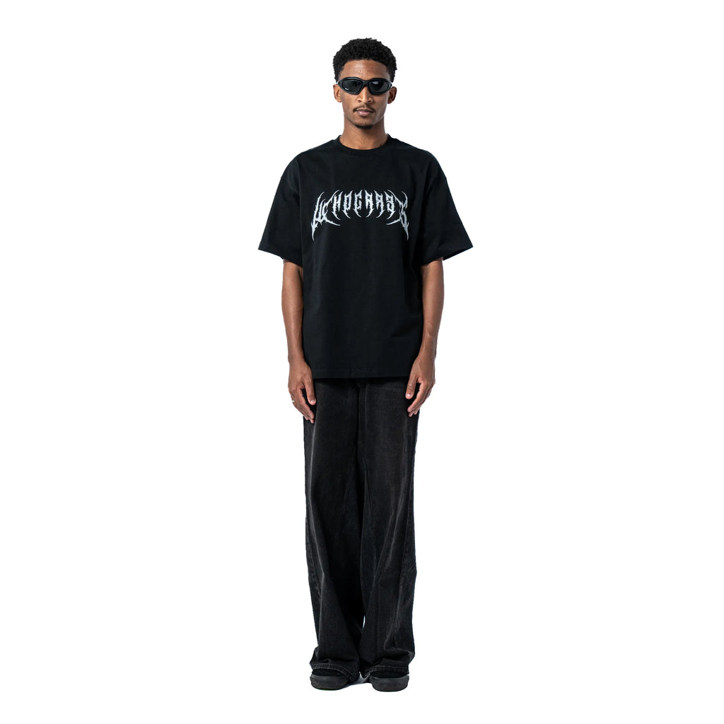 WHOCARES REFLECTIVE TEE BLACK