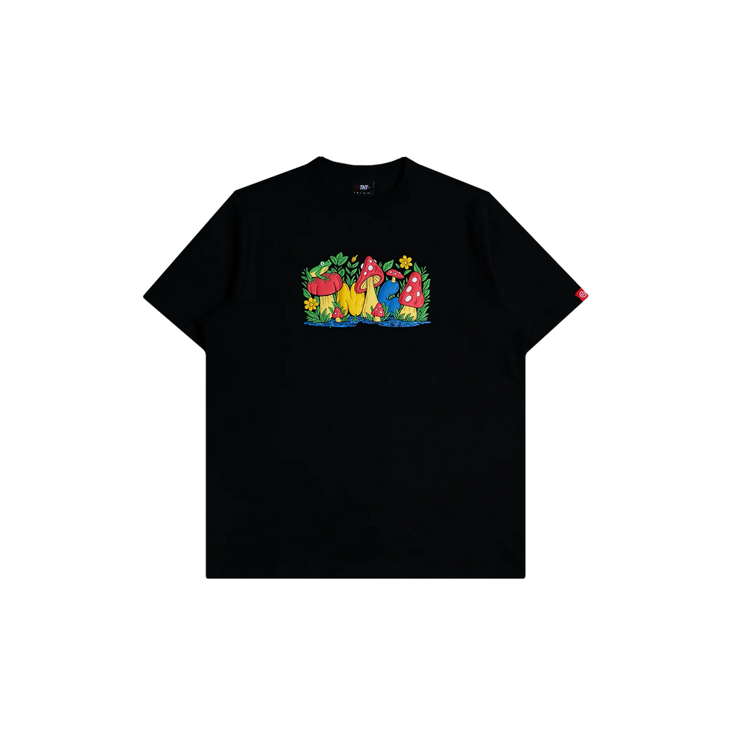 TNTCO MUSHROOM LOGO TEE BLACK