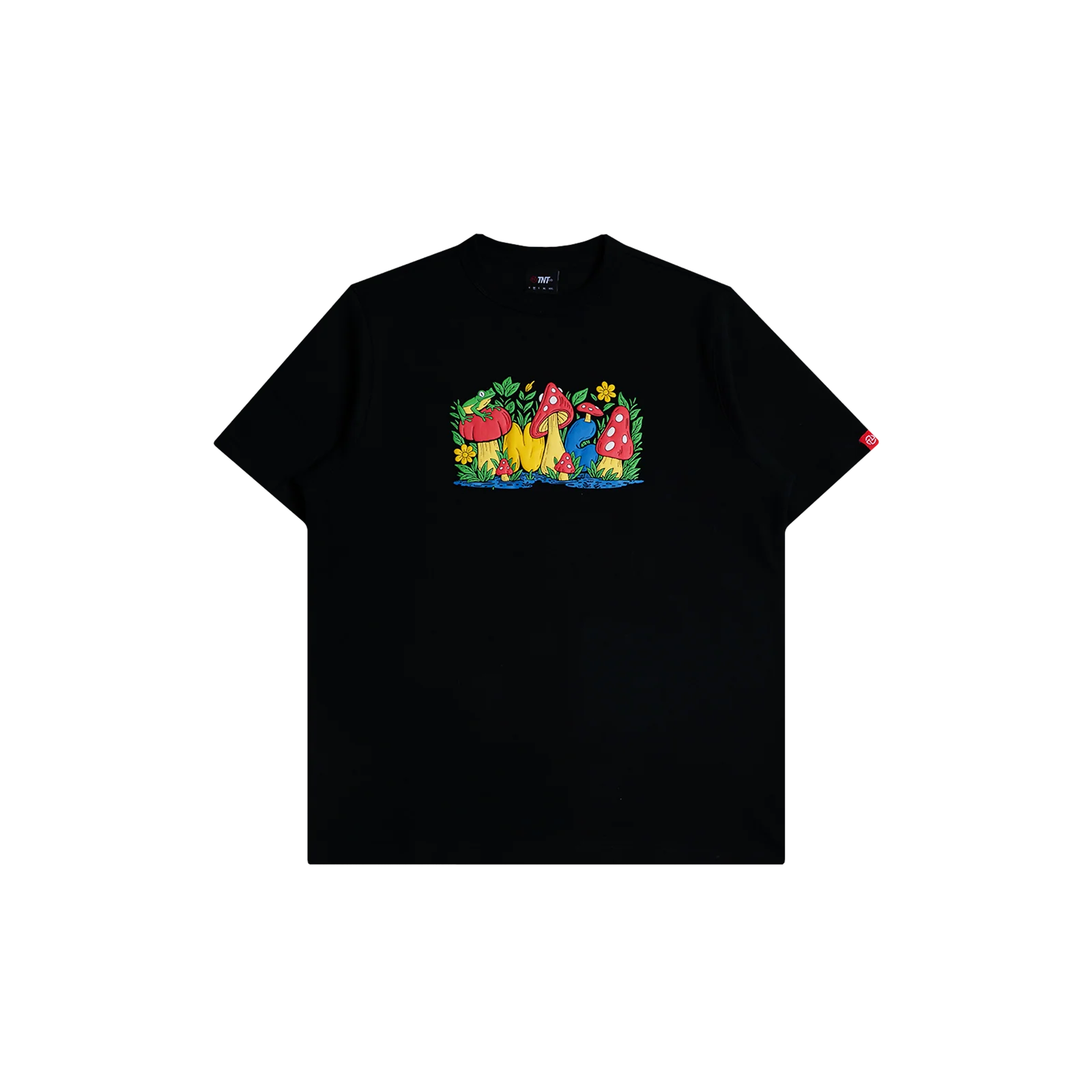 TNTCO MUSHROOM LOGO TEE BLACK