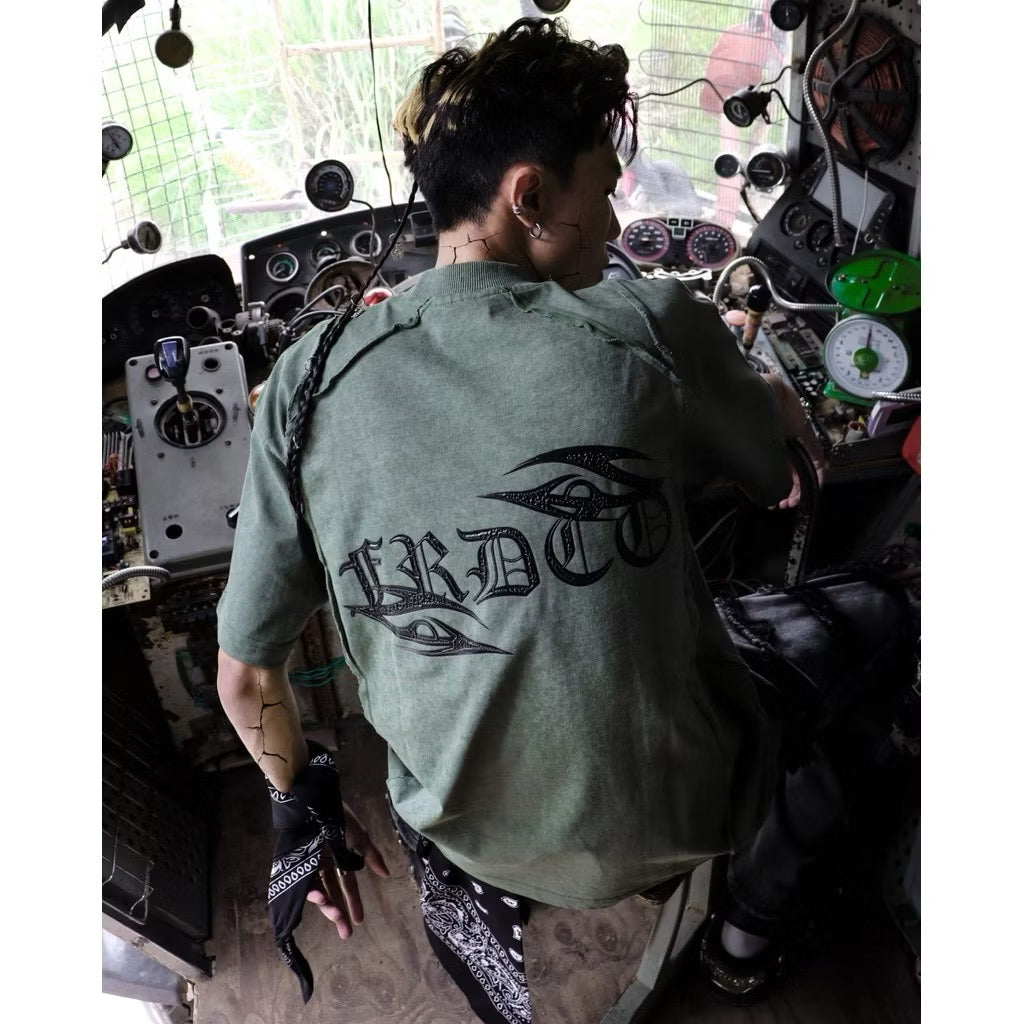 FRDCO ESSENTIAL CNS WASHED TEE GREEN