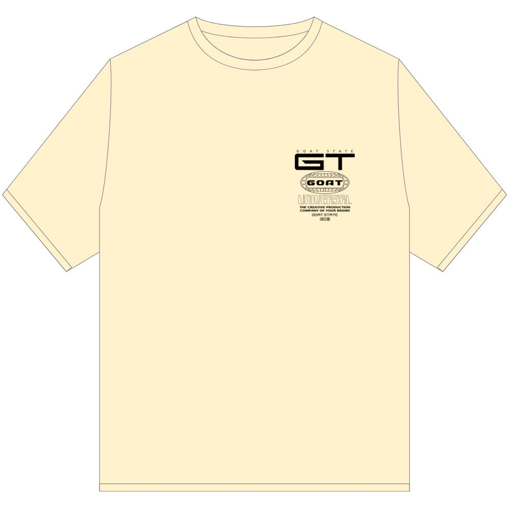 GOAT STATE UNIVERSAL T SHIRT YELLOW