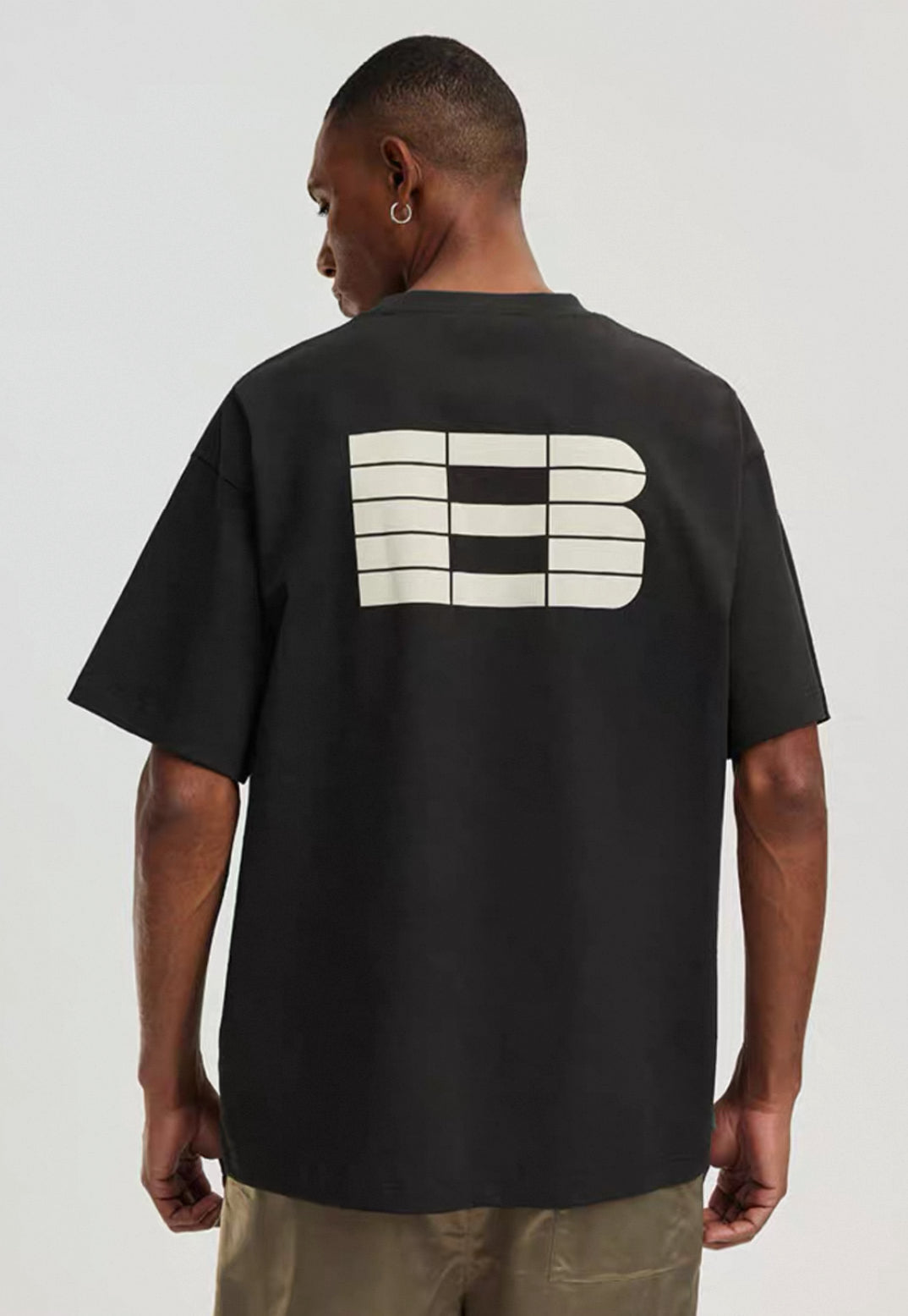 BONELESS ICONIC LOGO BLACK T SHIRT