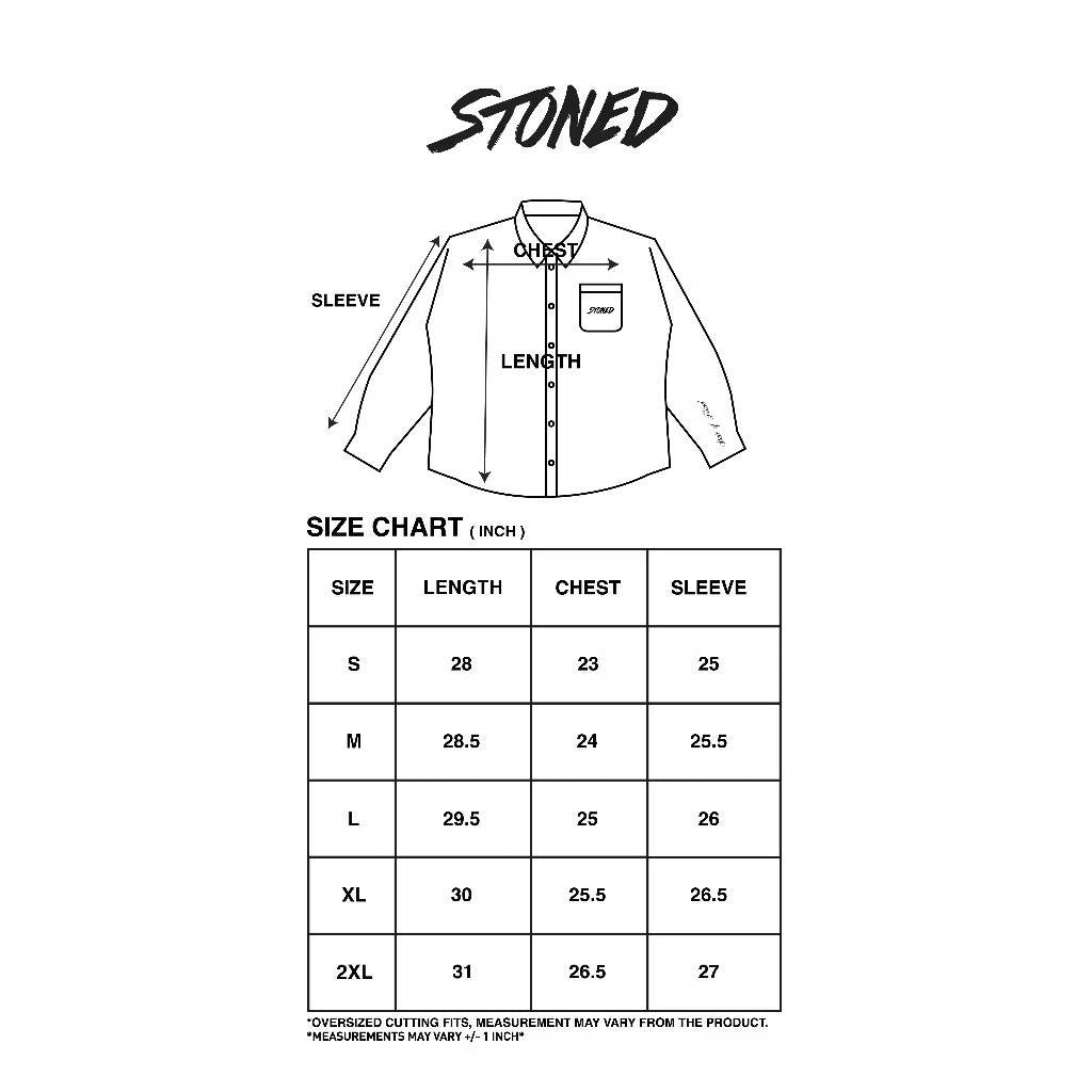 Stoned & Co. Blessed25 long-sleeve shirt White