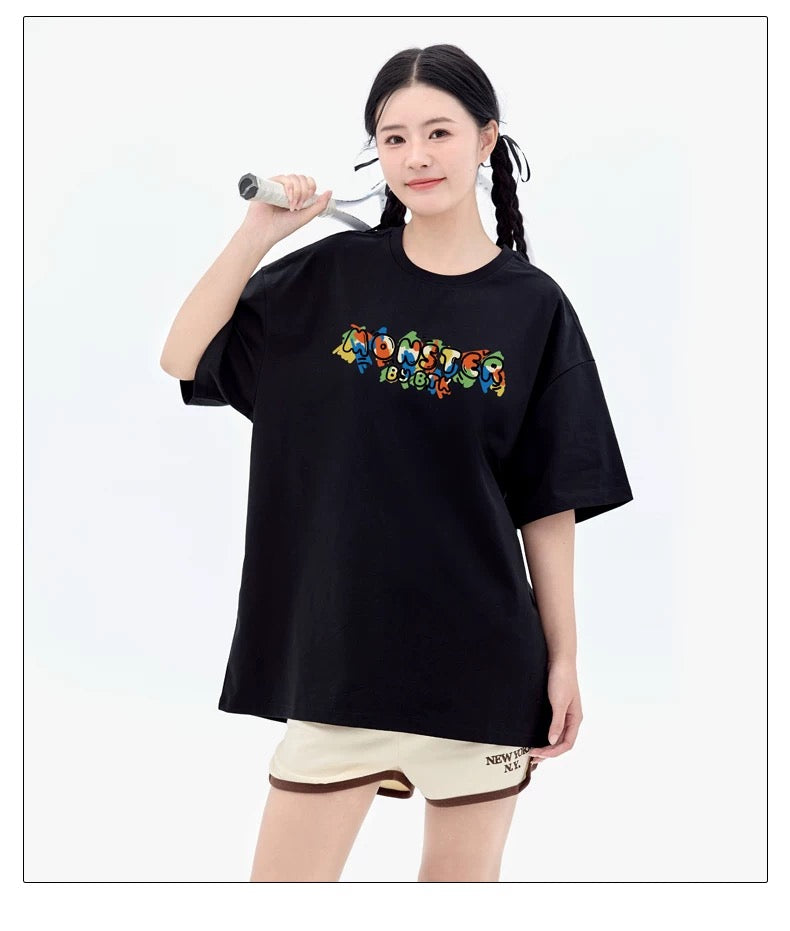 BTK MULTICOLOUR TEE BLACK