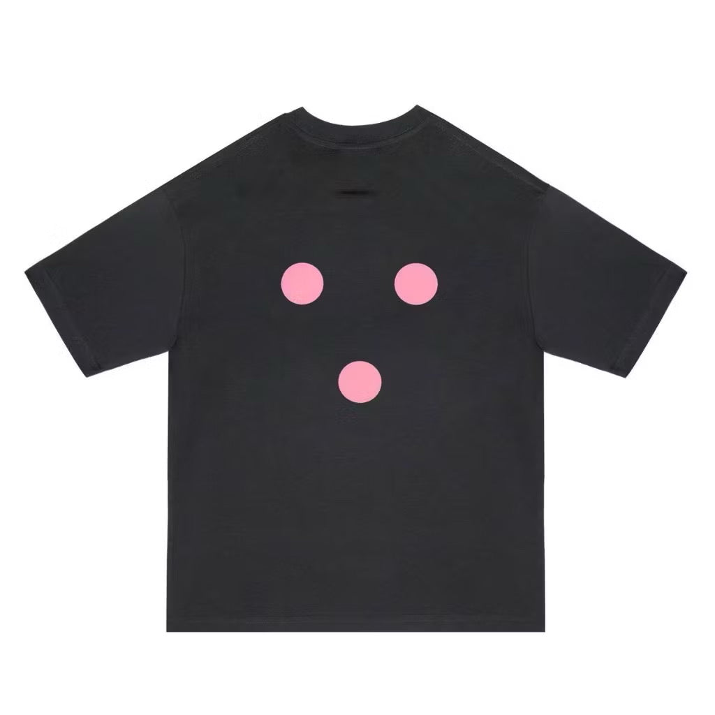 INNERSECT THE THREE PINK LOGO GREY T SHIRT