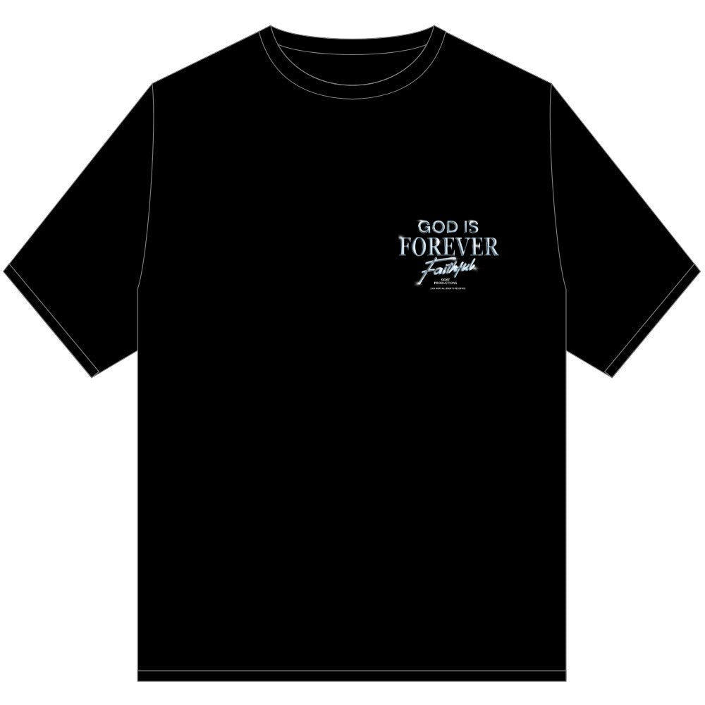 GOAT FAITH FOREVER T SHIRT BLACK