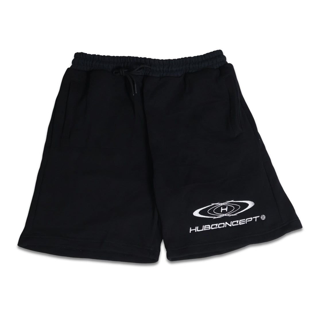 HUB CONCEPT STORE | Orbit Embroidery Shorts Black