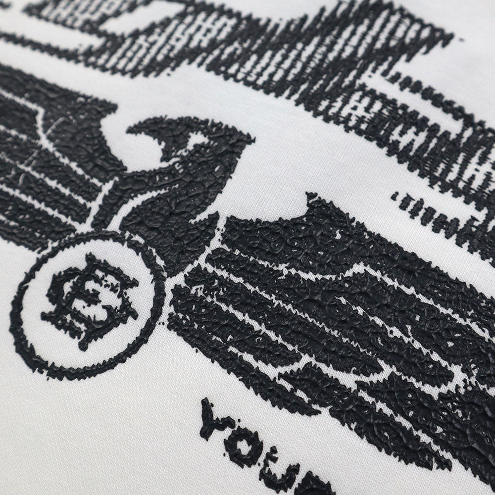 EGLAF R/W Wings Boxy Tee (White)