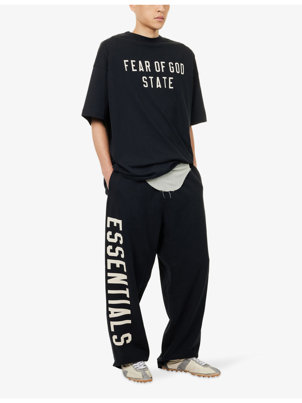 Fear of God Essentials Heavy Crewneck Tee Black (FW24)