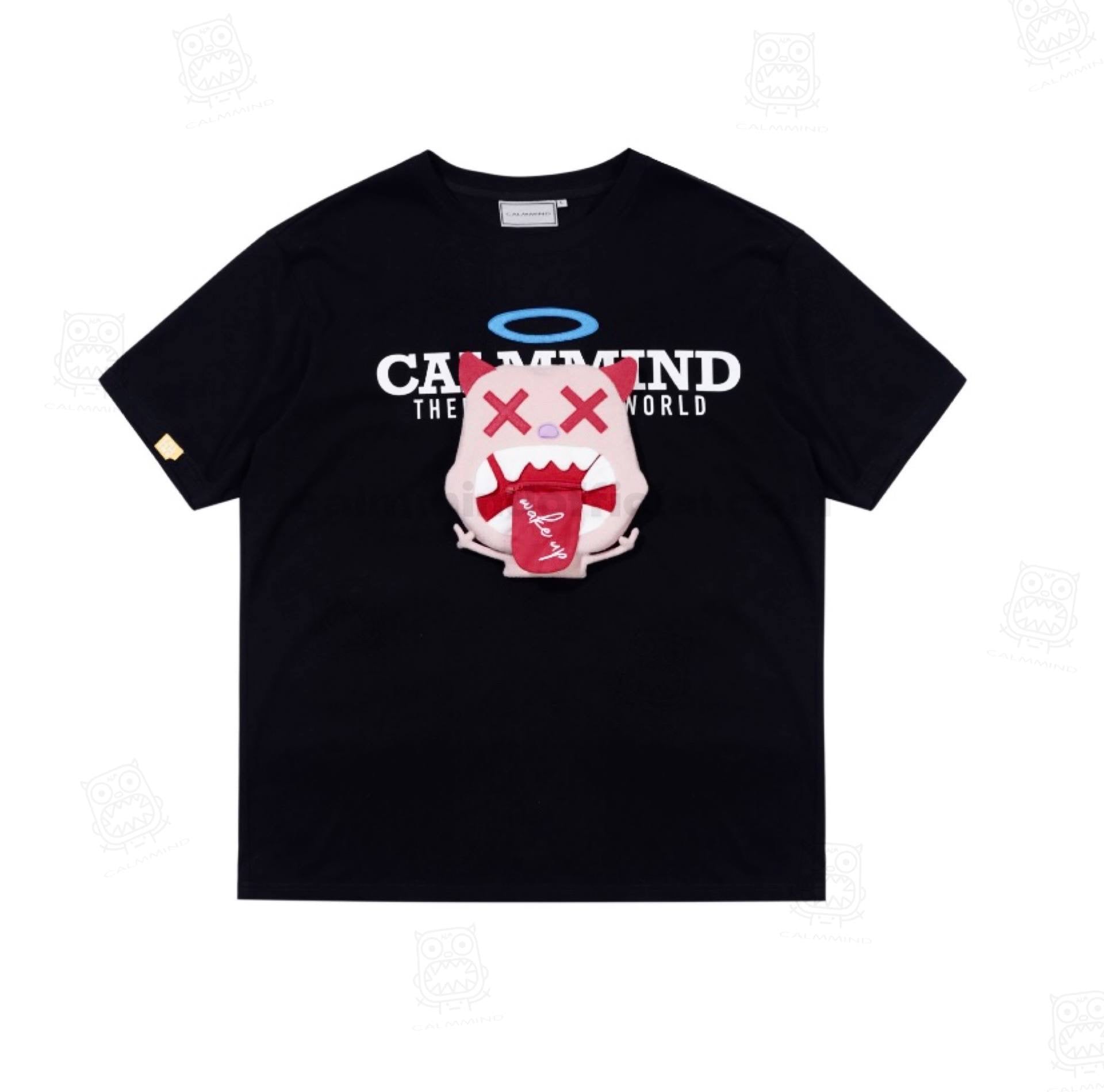 Calmmind 3D Little Monster T-shirt Black