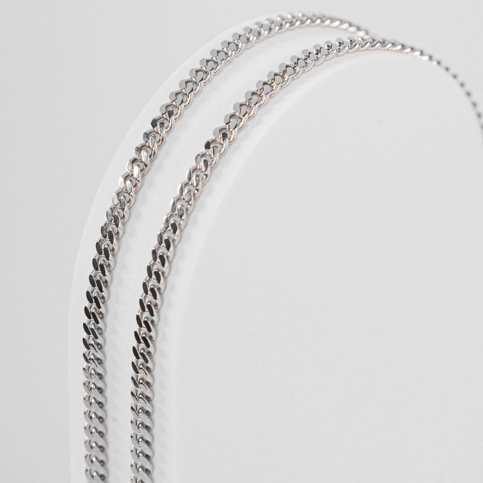 Cuban Chain (Silver) 4mm