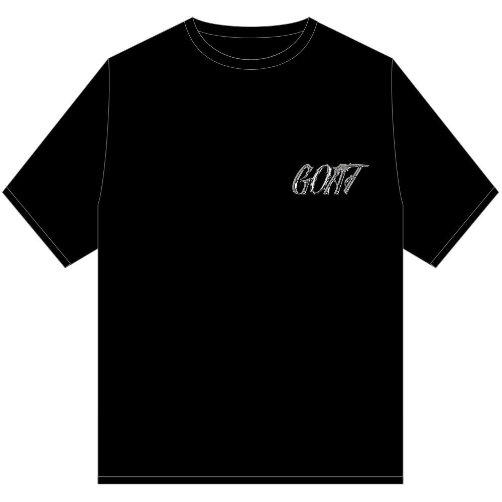 GOAT LIQUID TEE SHIRT BLACK