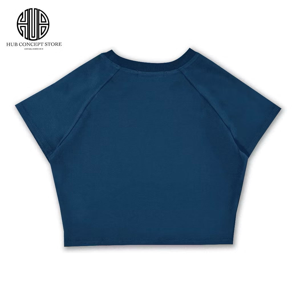 HUB LIFE MOMENT CROP TOP BLUE