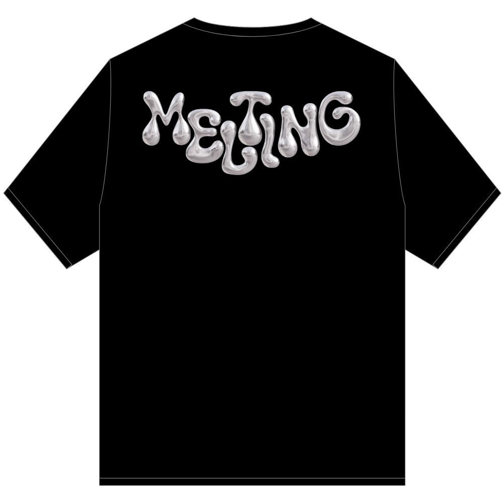 GOAT LIQUID METAL TEE SHIRT BLACK