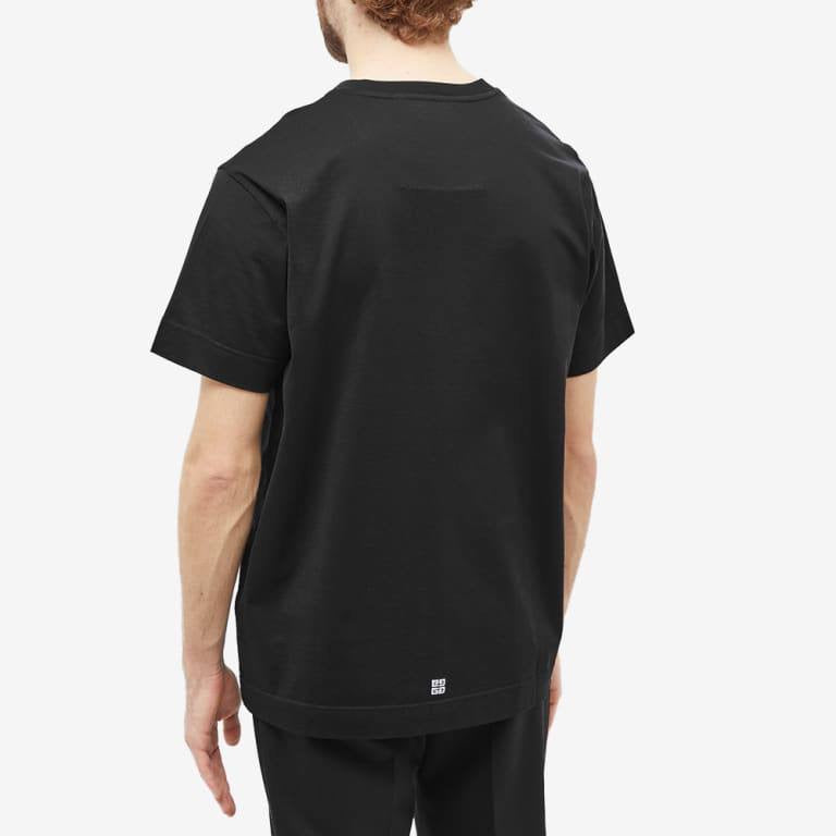 Givenchy College Logo Printed Tee black