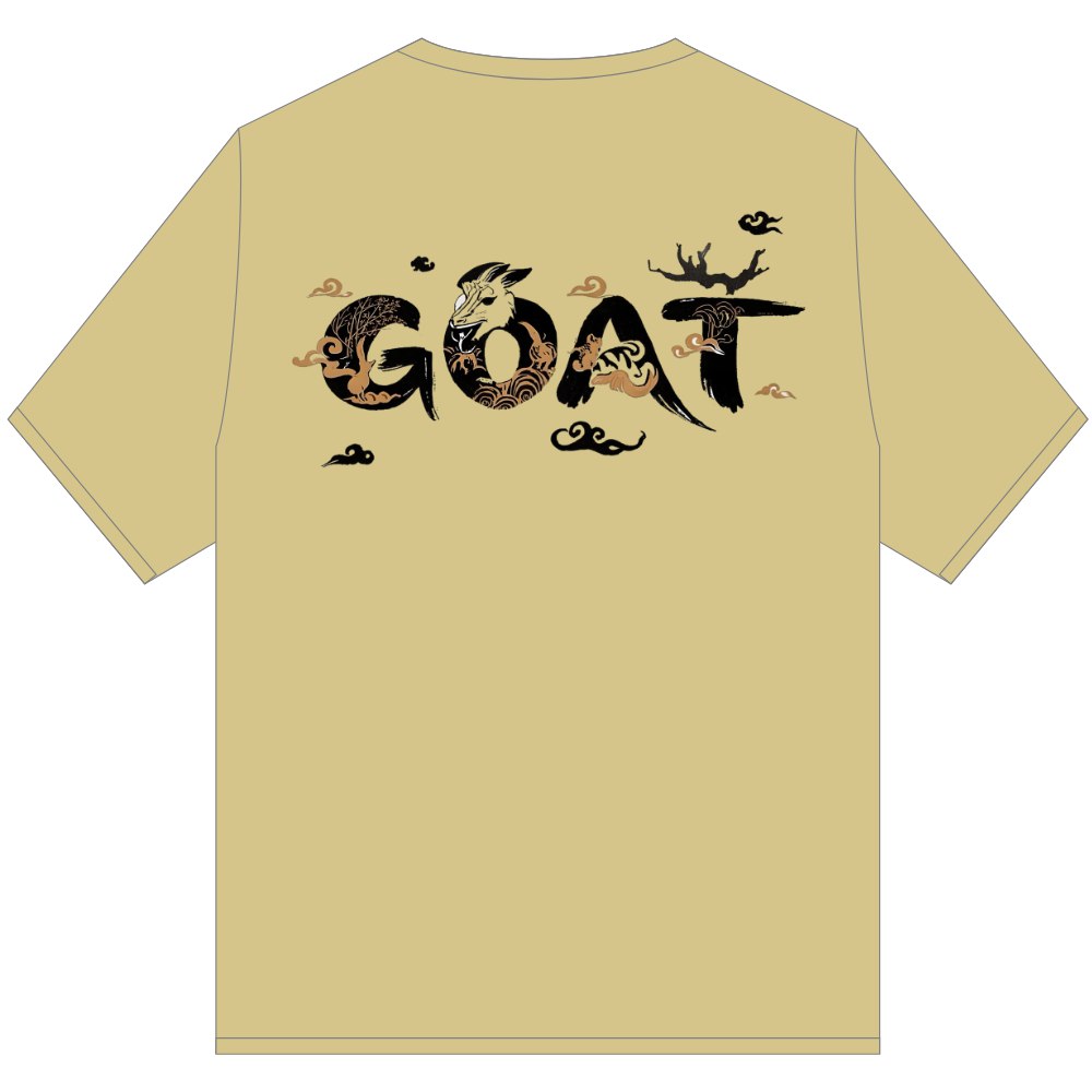 GOAT ORIENTAL T SHIRT KHAKI