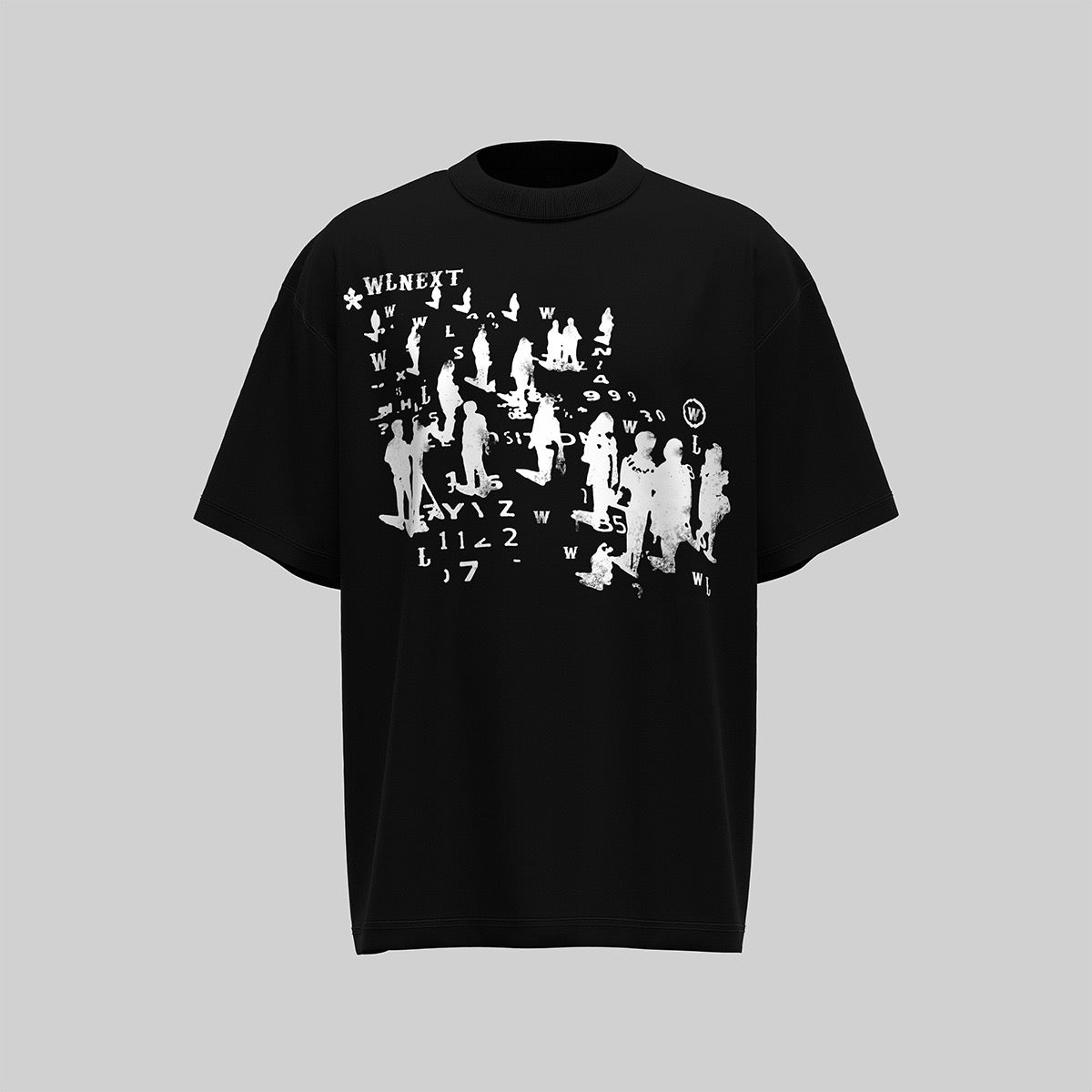 WLNEXT BLACK T SHIRT (PRE-ORDER)