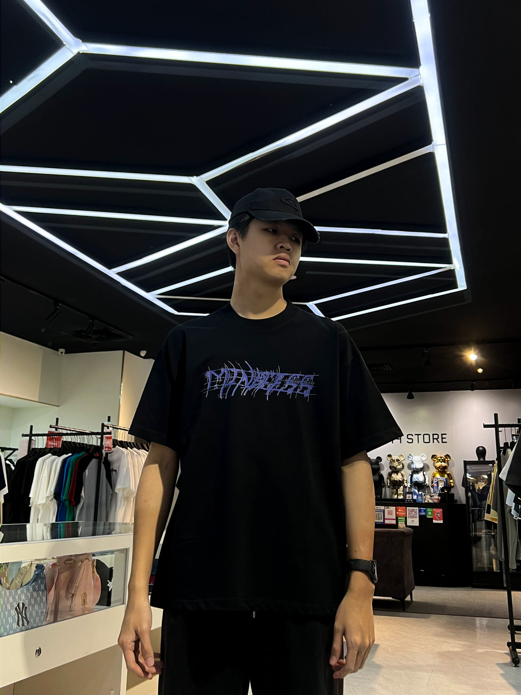 MINDLESS 006BK V2 TEE BLACK