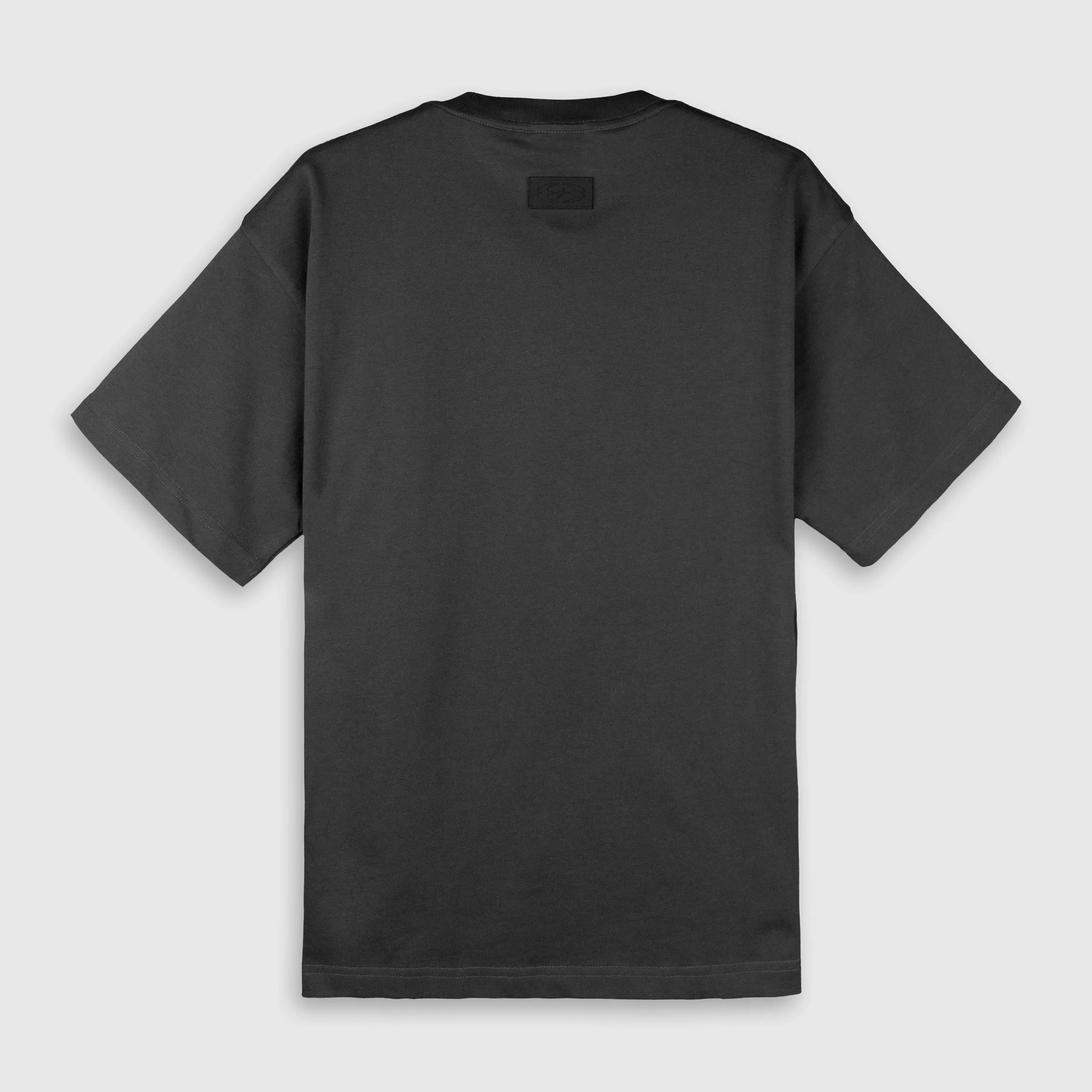 WHOCARES SMOKE LOGO TEE BLACK