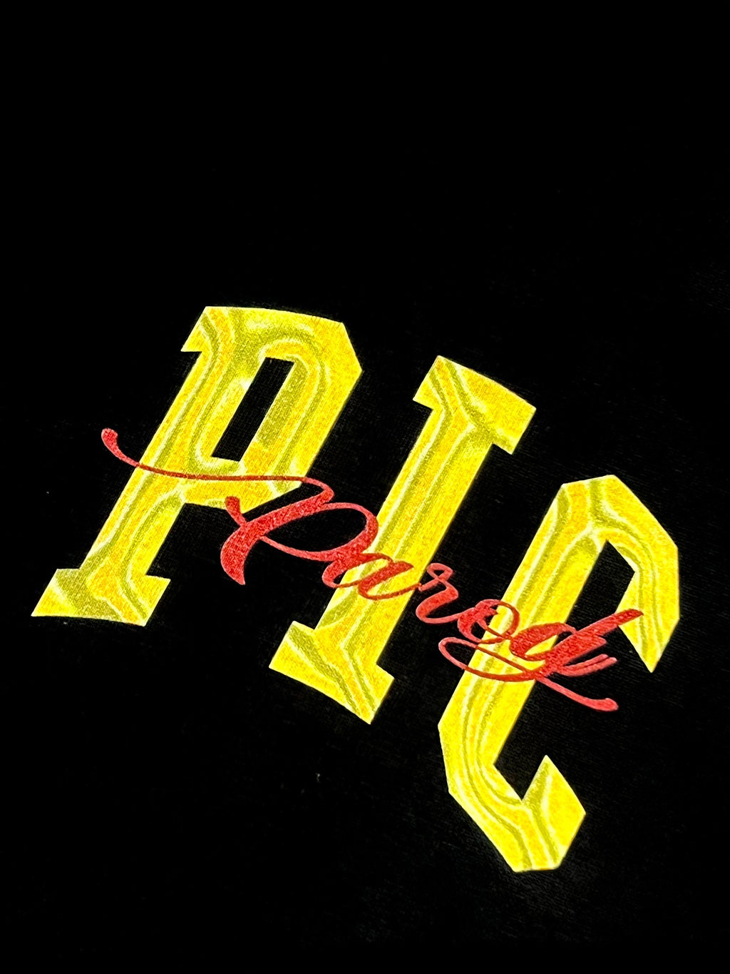 PARODY SMILEY FACE DESIGN 019 BLACK T SHIRT