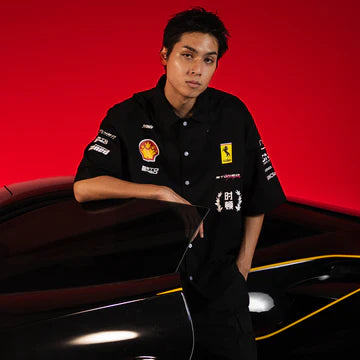 STONED & CO 26: DARK HORSE MOTORSPORT WORKSHIRT BLACK