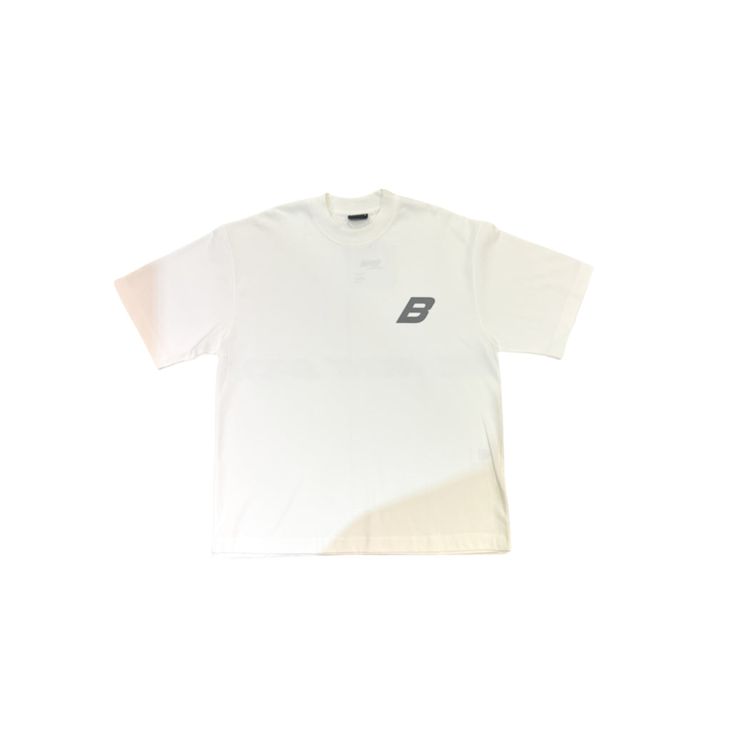 BRB ESSENTIAL BASIC TEE WHITE