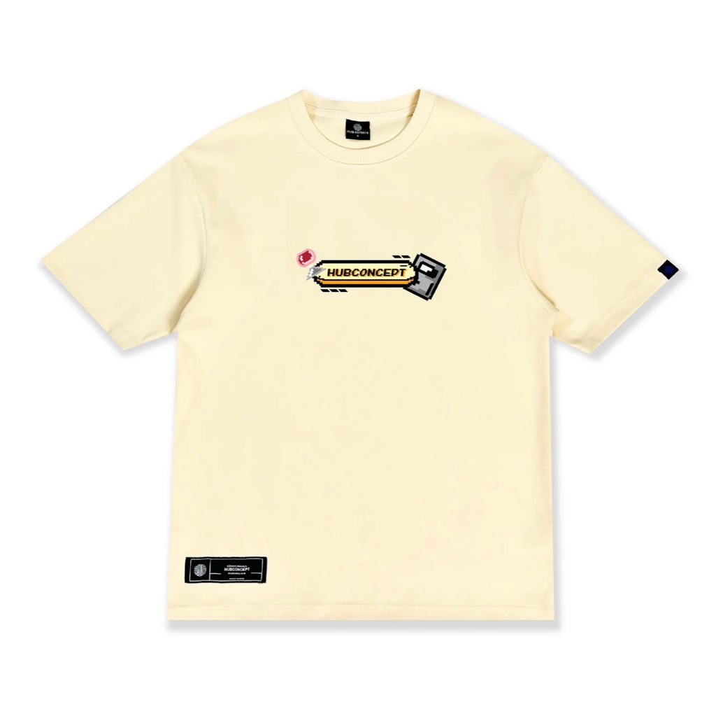 HUBCO PIXEL CRUSH TEE BIEGE