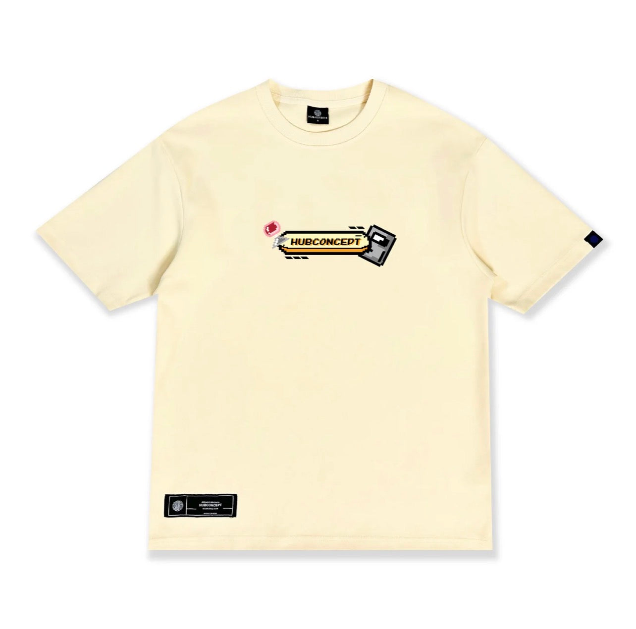 HUBCO PIXEL CRUSH TEE BIEGE