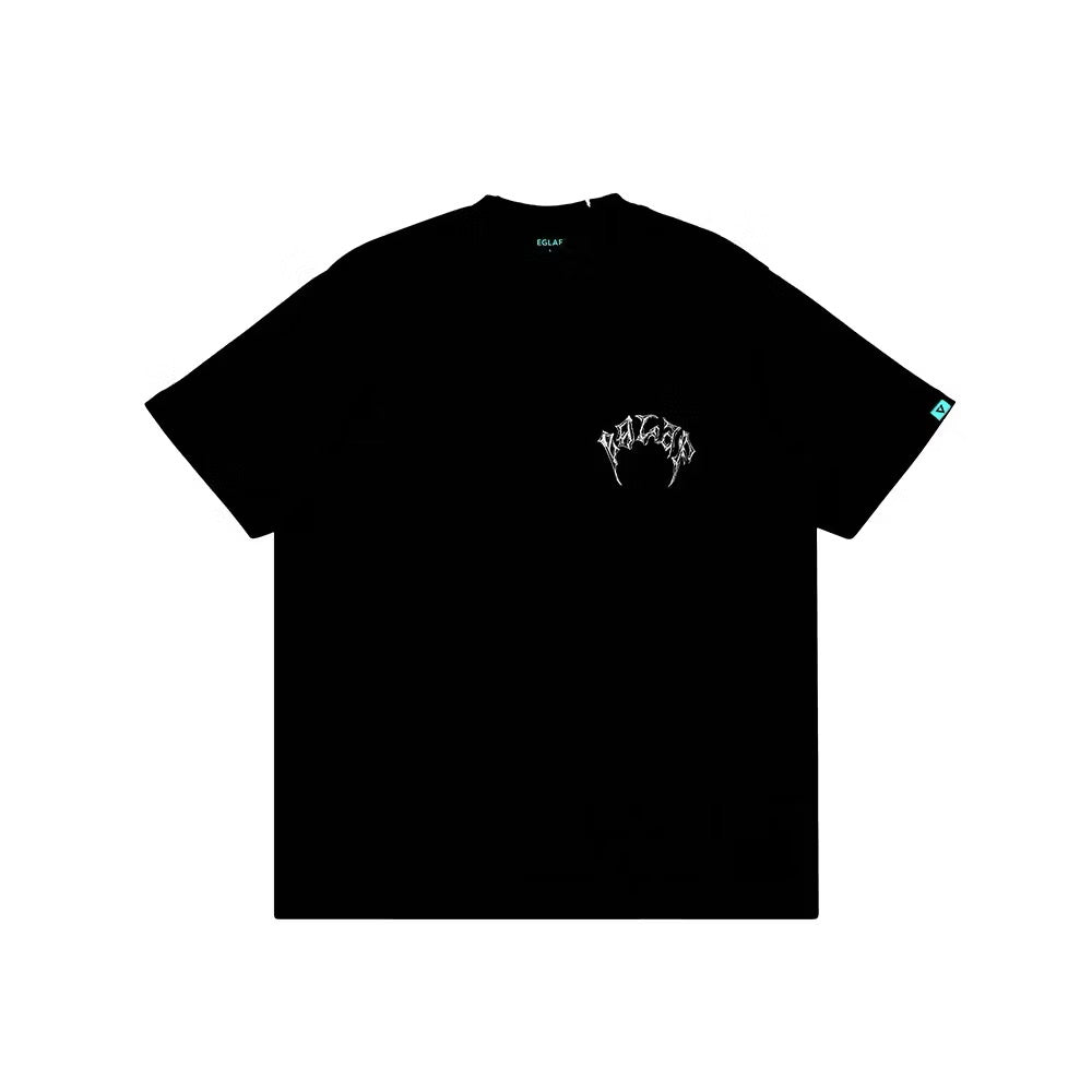 EGLAF RC EMBROIDERY LOGO TEE BLACK