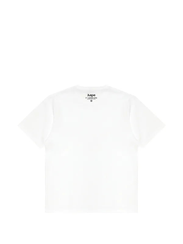 BAPE AAPE CAMO LOGO TEE WHITE