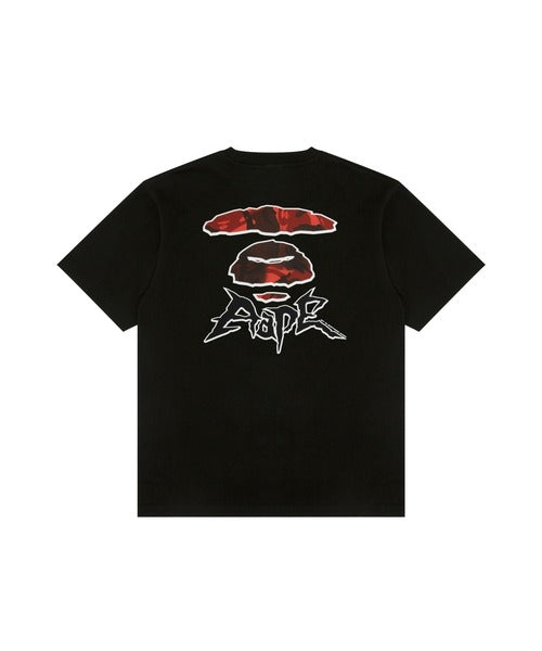 BAPE AAPE GRAPHIC TEE BLACK