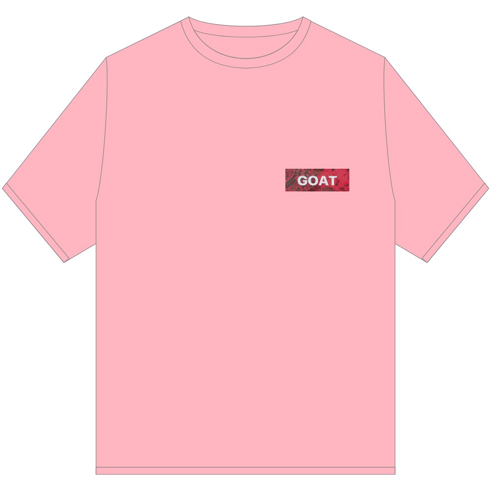GOAT PHYTON BAR T SHIRT PINK