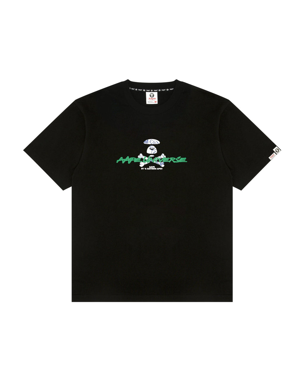 BAPE AAPE UNIVERSE TEE BLACK