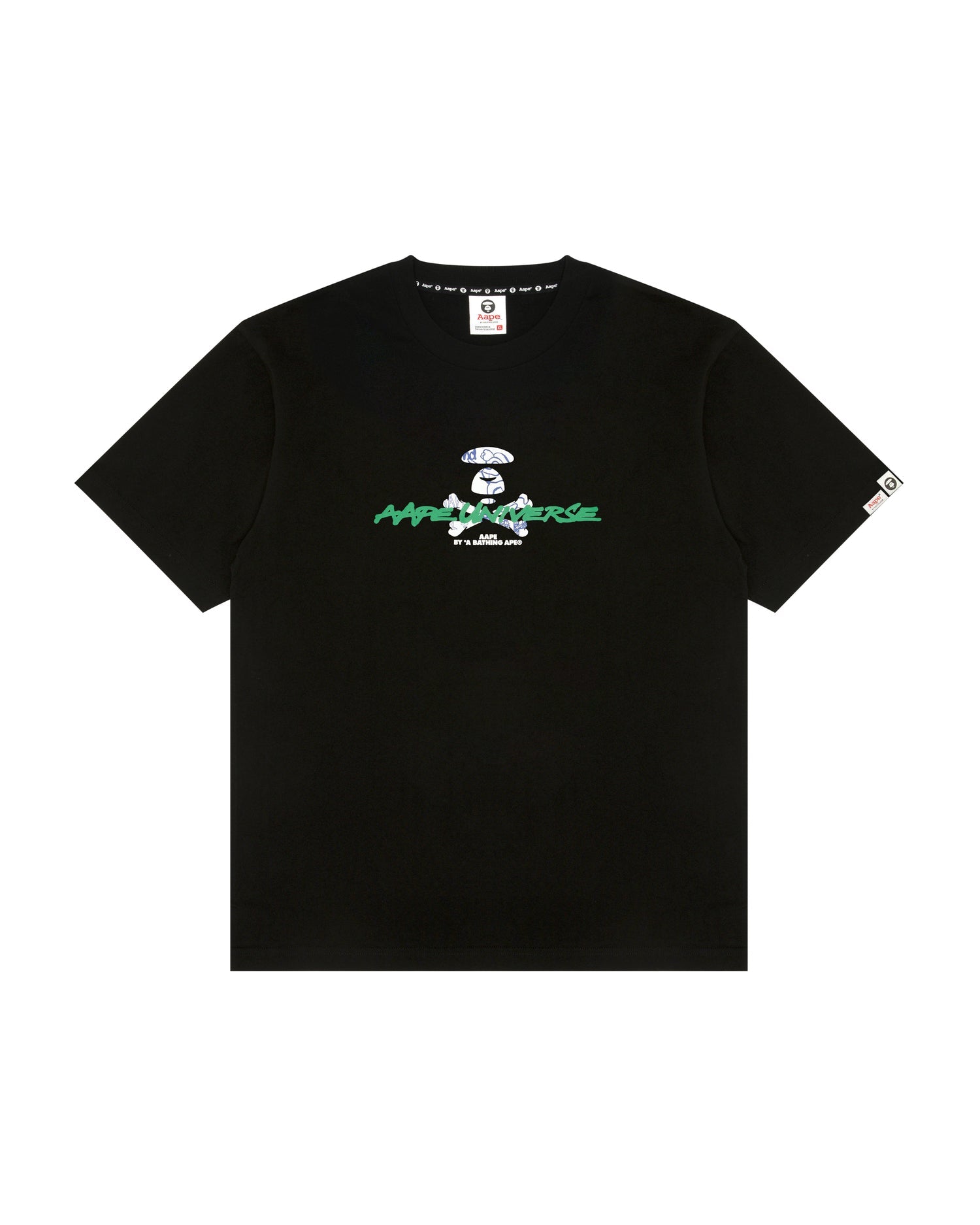 BAPE AAPE UNIVERSE TEE BLACK