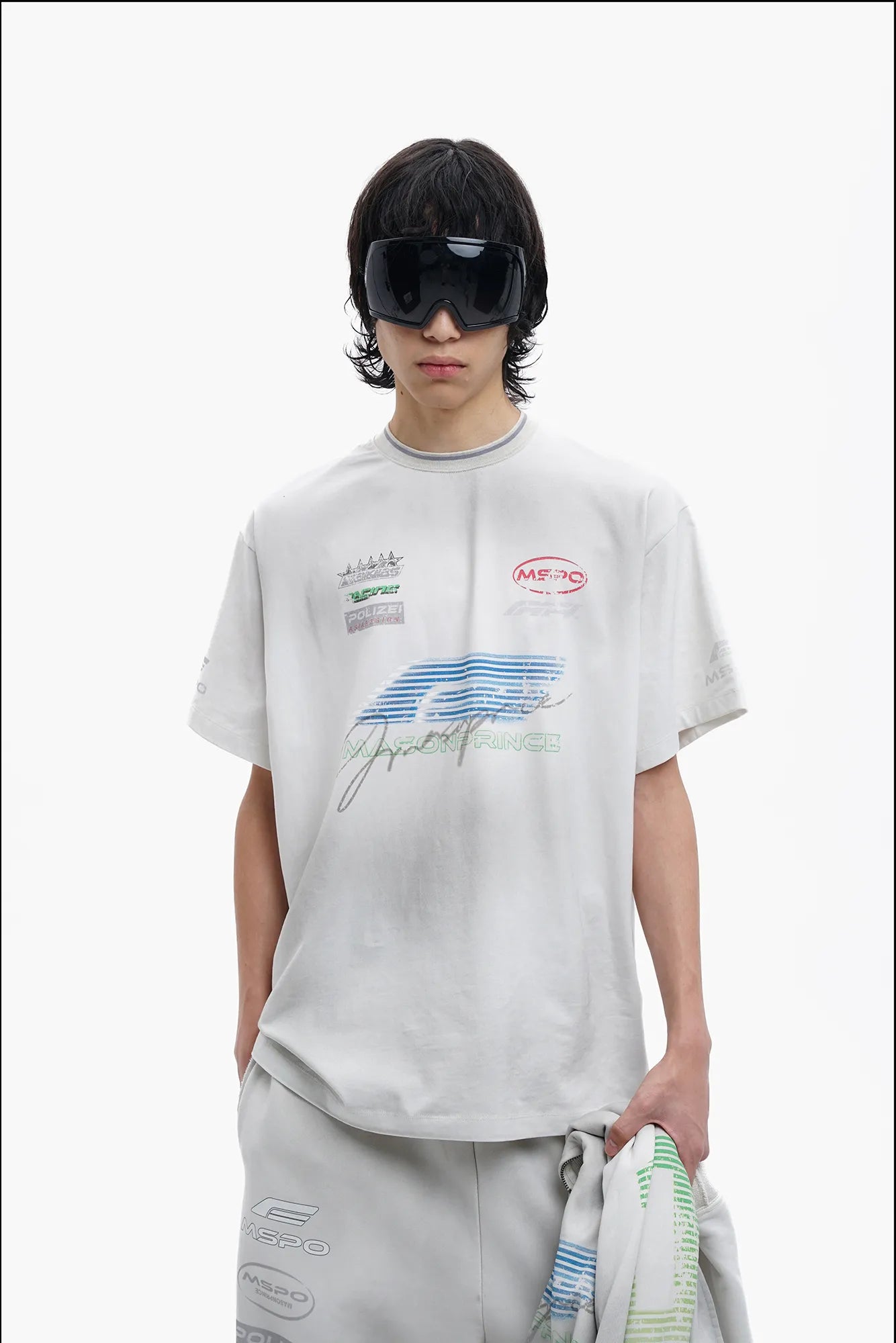 MASONPRINCE Prince 10th Anniversary Racing Club Commemorative White Tee
