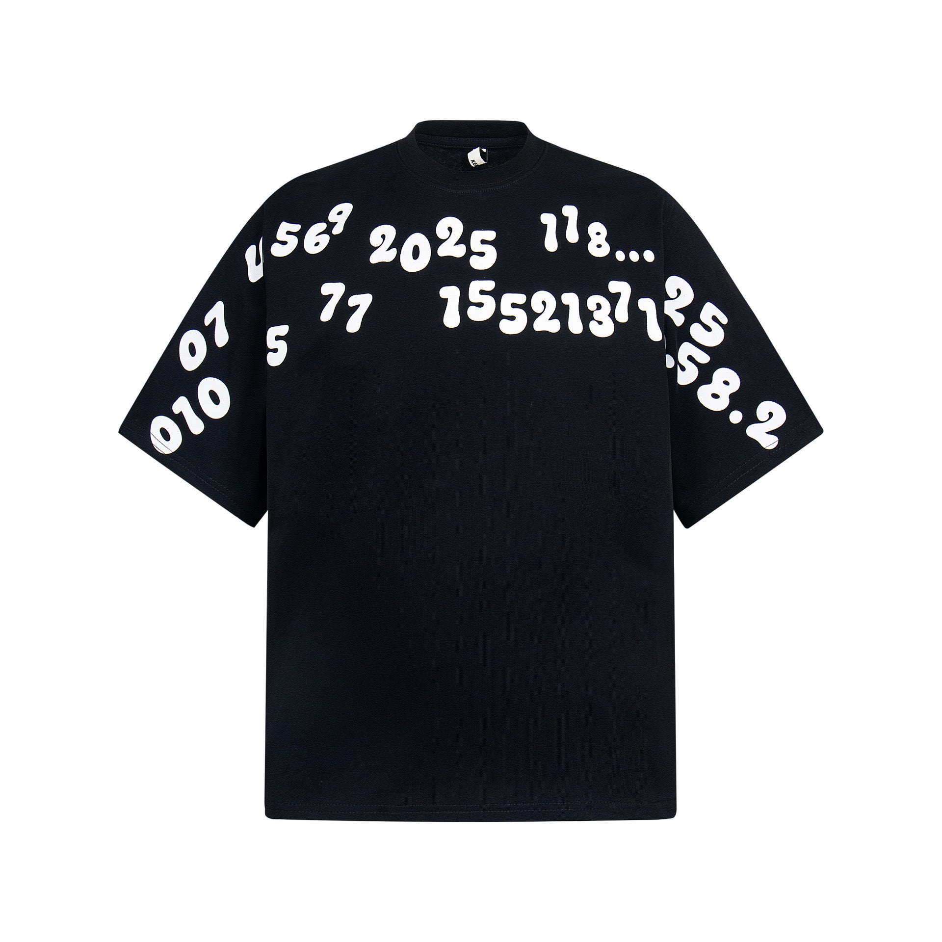 NUMBERIC BLACK T SHIRT (PRE-ORDER)
