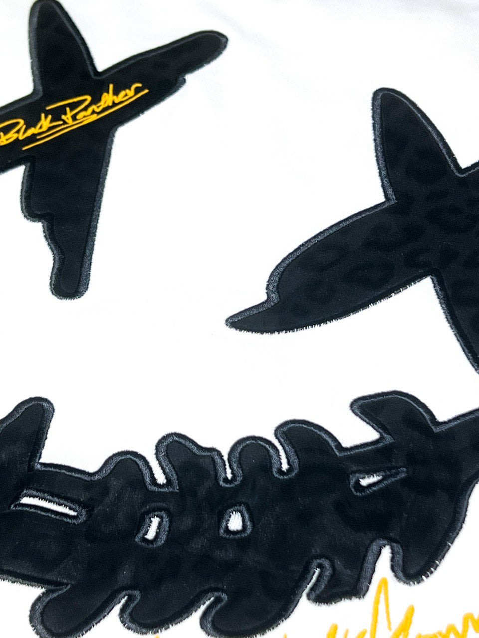 RICKYISCLOWN LEOPARD FUR WHITE T SHIRT