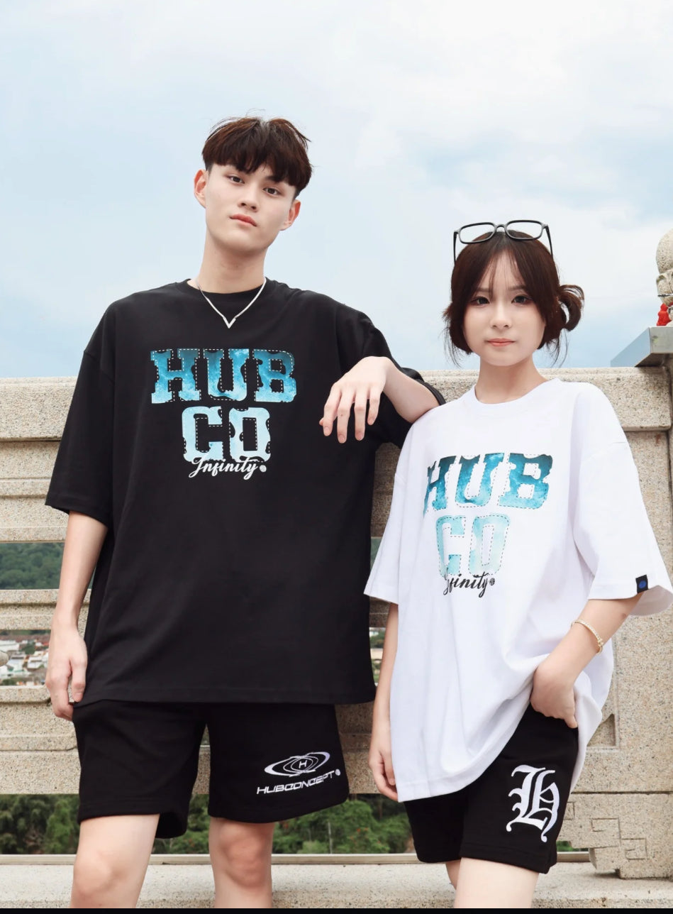 HUBCO GLACIER MELT TEE WHITE