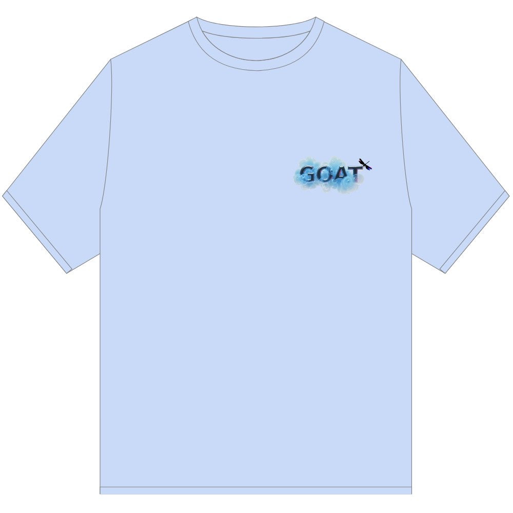 GOAT SKY DRIFT TEE SHIRT BLUE