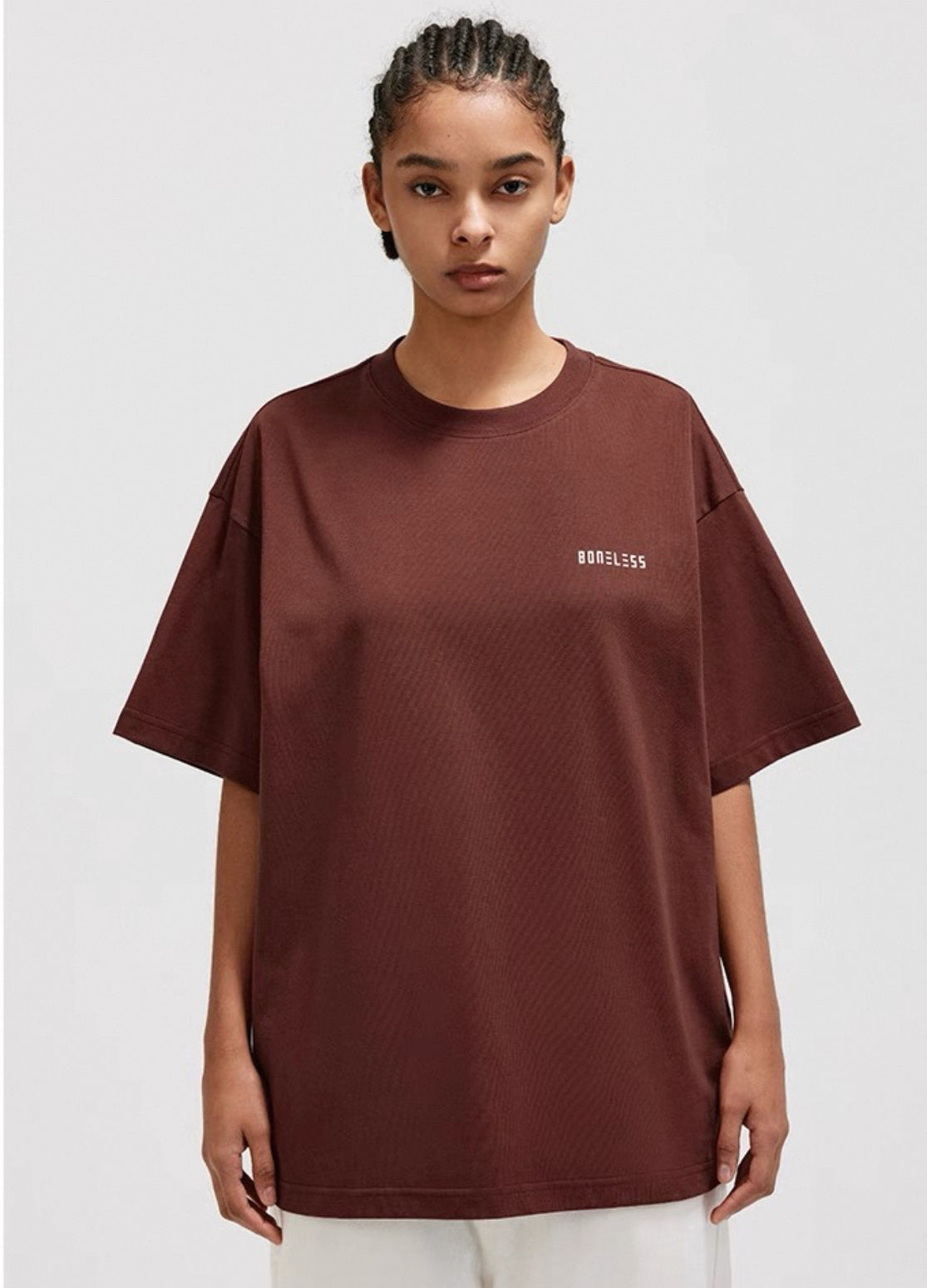 BONELESS GRAPHIC COORDINATE TEE MAROON