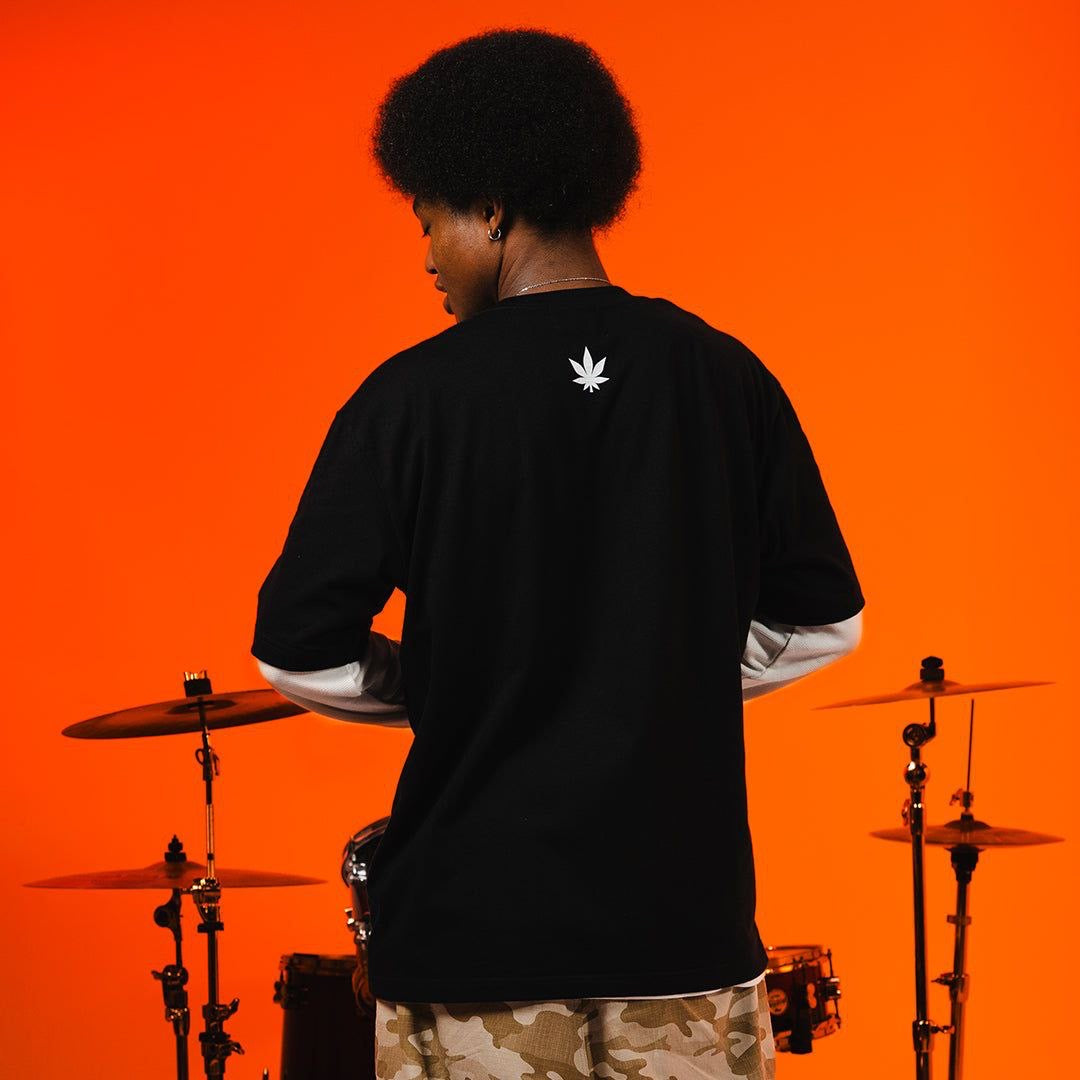 Stoned & Co Milestoned : Tape Tee Black