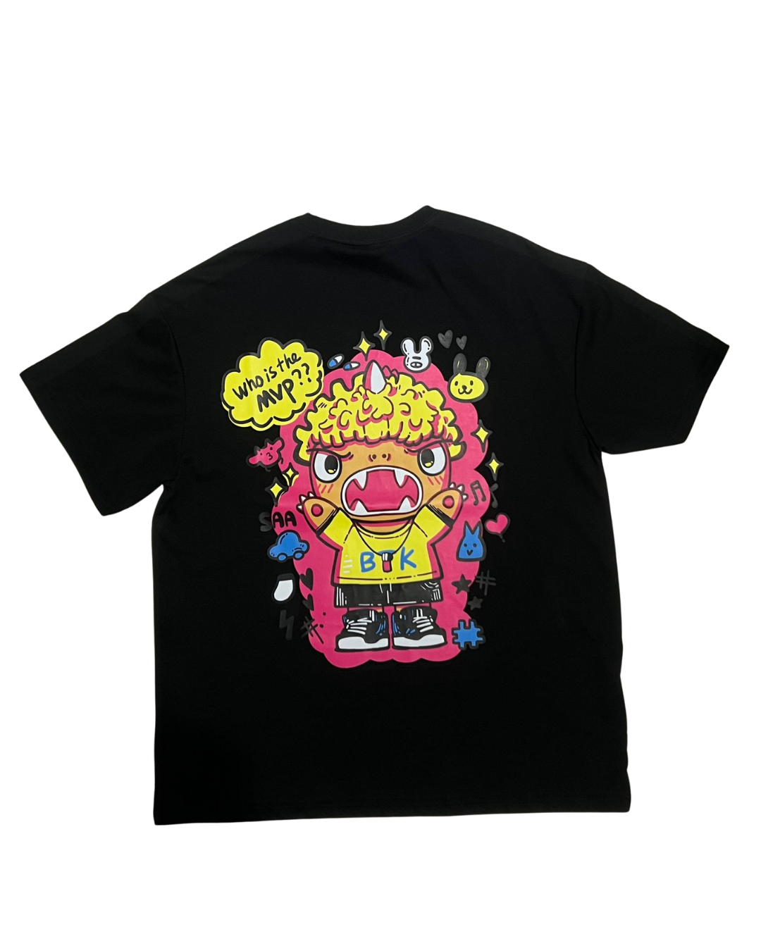BTK WHO IS THE MVP TEE BLACK