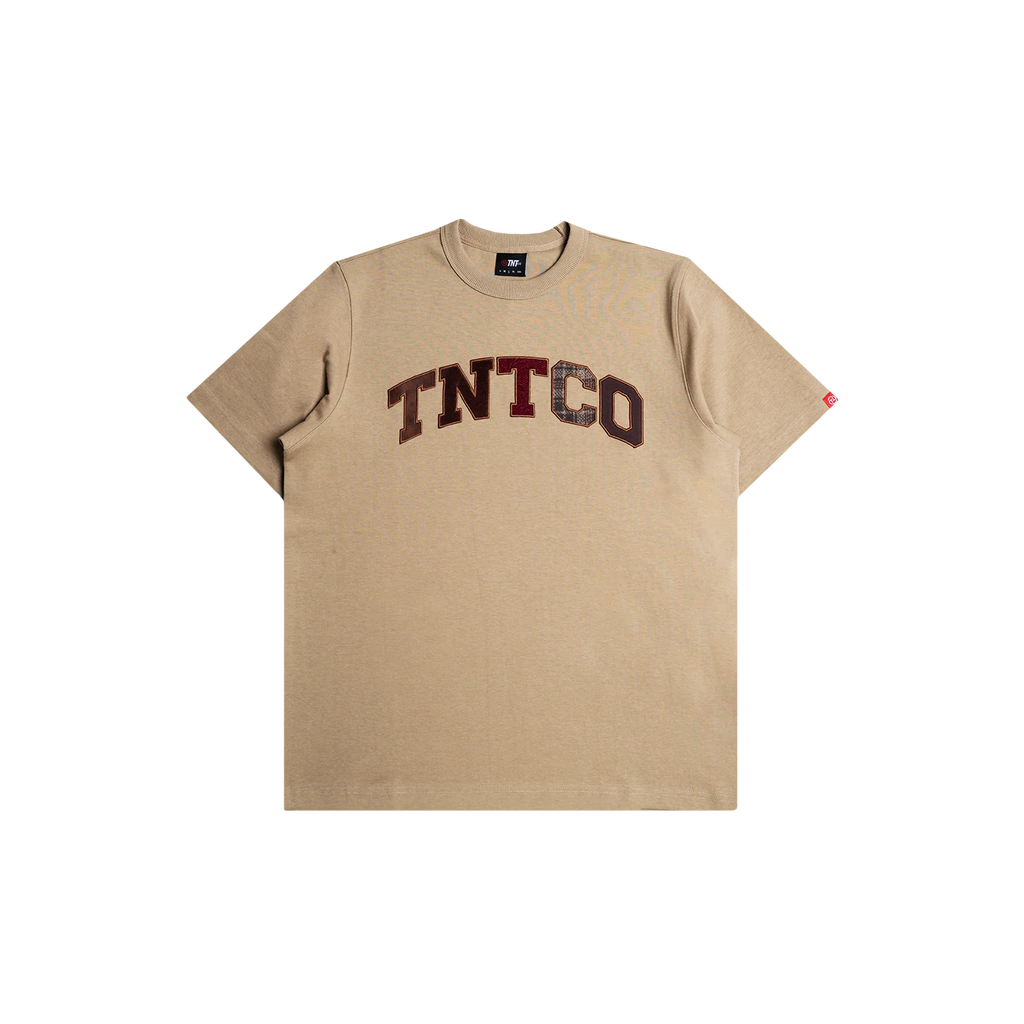TNTCO PATCHED LOGO TEE BROWN